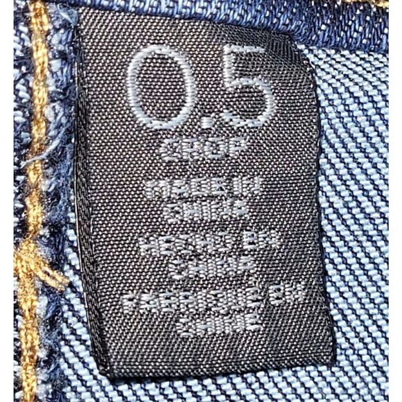 Chico's So Slimming Size .05 / Small Cropped Blue Denim Jean Medium Wash Stretch - Picture 10 of 12